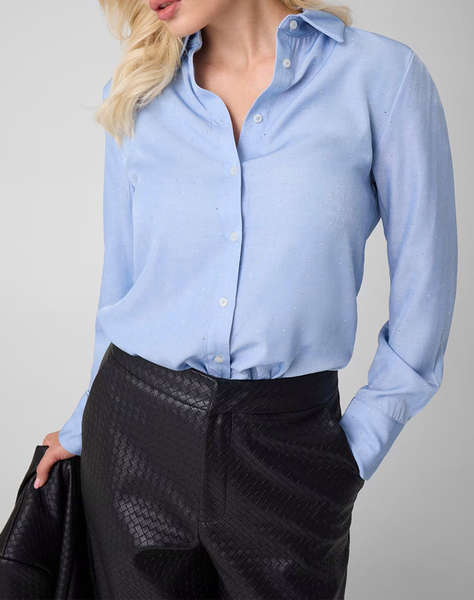 GUESS LS LUCIA RELAXED HOTFIX SHIRT РИЗА ЗА ЖЕНИ
