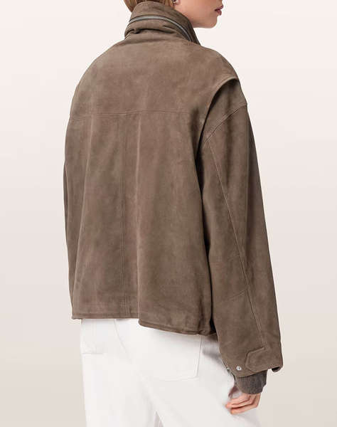 ALL SAINTS CLAY SUEDE JACKET