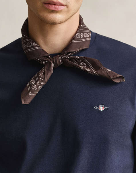 GANT БЛУЗА С ДЪЛЪГ РЪКАВ REG SHIELD LS T-SHIRT