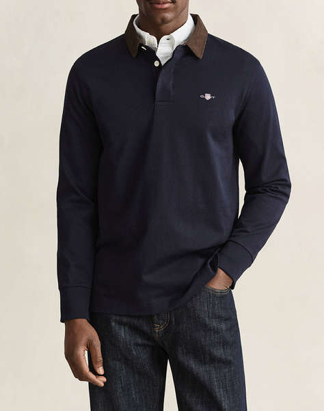 GANT БЛУЗА С ДЪЛЪГ РЪКАВ CORD COLLAR RUGGER