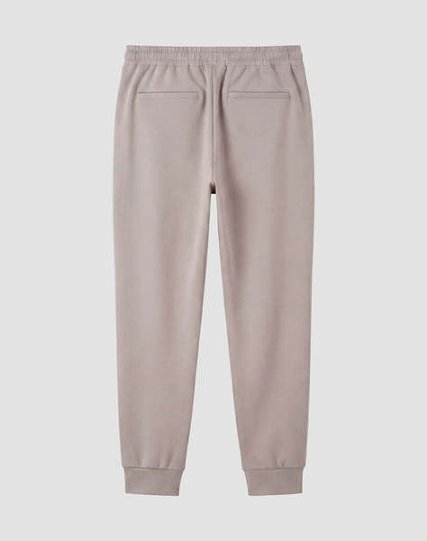 ANTONY MORATO MMFP00433FA150168 FLEECE TROUSERS CARROT FIT IN INTERLOCK COTTON BLEND FABRIC WITH LOGOED METAL BADGE АНЦУГ ЗА МЪЖЕ
