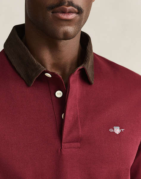 GANT БЛУЗА С ДЪЛЪГ РЪКАВ CORD COLLAR RUGGER