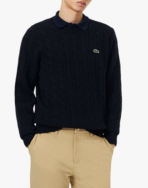 LACOSTE ПУЛОВЕР С ДЪЛЪГ РЪКАВ SWEATER