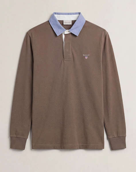 GANT БЛУЗА С ДЪЛЪГ РЪКАВ REG CHAMBRAY HEAVY RUGGER