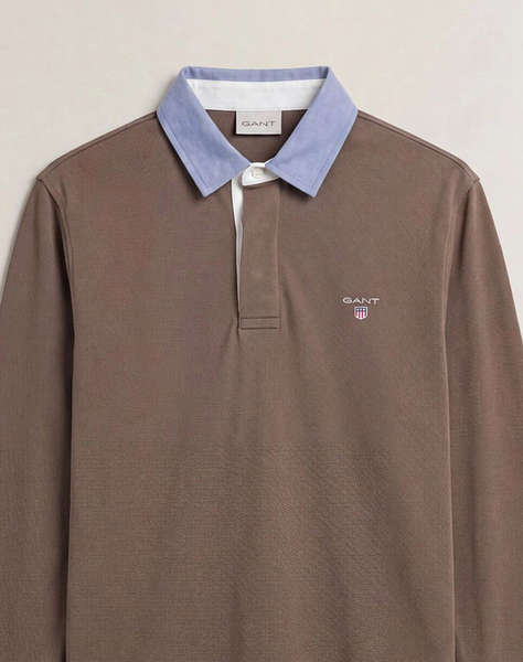 GANT БЛУЗА С ДЪЛЪГ РЪКАВ REG CHAMBRAY HEAVY RUGGER