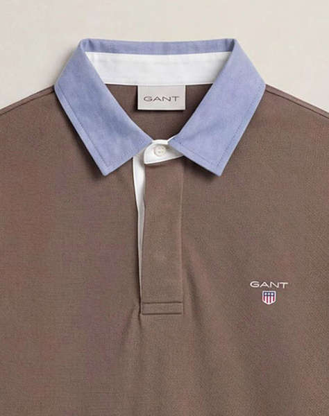 GANT БЛУЗА С ДЪЛЪГ РЪКАВ REG CHAMBRAY HEAVY RUGGER
