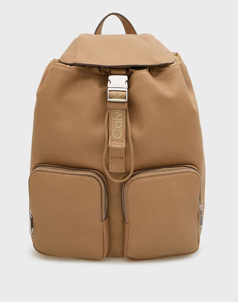 CALVIN KLEIN JEANS WEBBING STRAP FLAP Bï»¿ACKPACK
