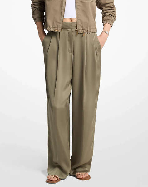 MICHAEL KORS SATIN WIDE LEG PANT