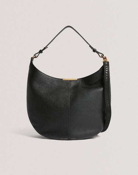 TED BAKER AMMILIA Bar Detail Slouchy Hobo Bag