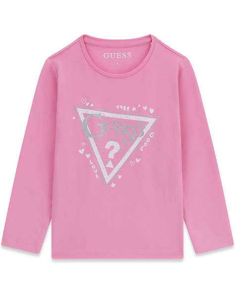 GUESS LS T-SHIRT_LOGO БЛУЗА ЗА ДЕЦА GIRL