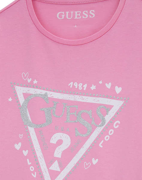 GUESS LS T-SHIRT_LOGO БЛУЗА ЗА ДЕЦА GIRL