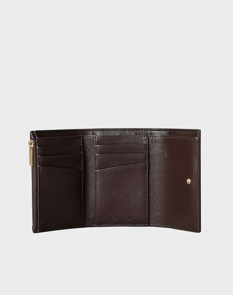 CALVIN KLEIN JEANS QUILT ZIP BILL FOLD