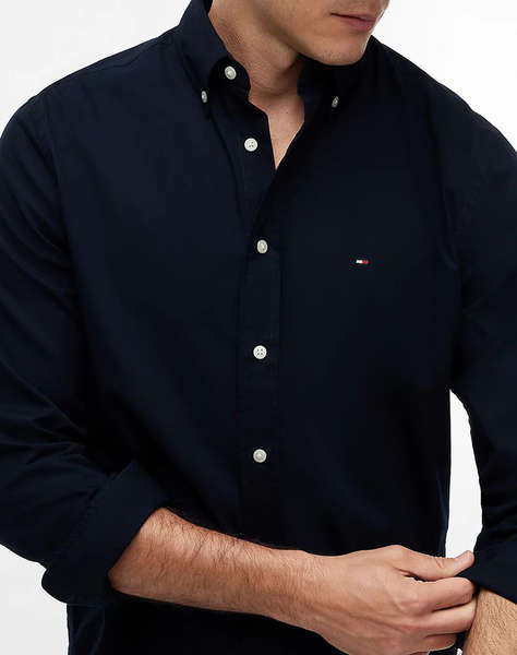 TOMMY HILFIGER CORE FLEX POPLIN SOLID RF SHIRT