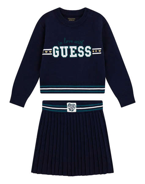 GUESS SET: LS SWEATER + SWEATER PLEA КОМПЛЕКТ ЗА ДЕЦА GIRL