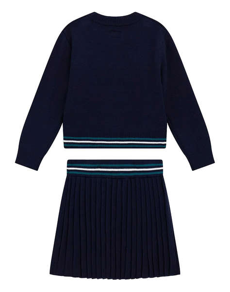 GUESS SET: LS SWEATER + SWEATER PLEA КОМПЛЕКТ ЗА ДЕЦА GIRL