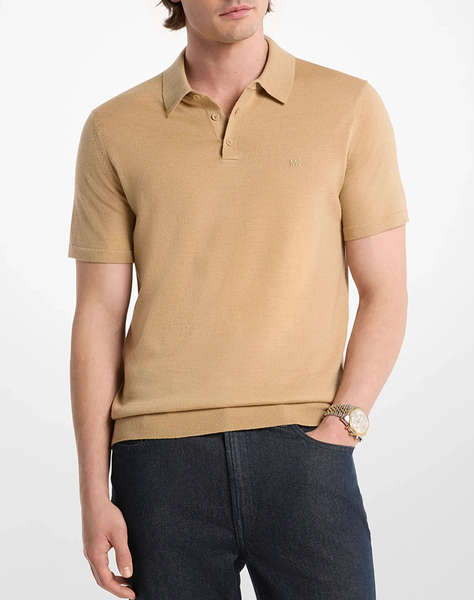 MICHAEL KORS CORE MERINO SS POLO- EMB