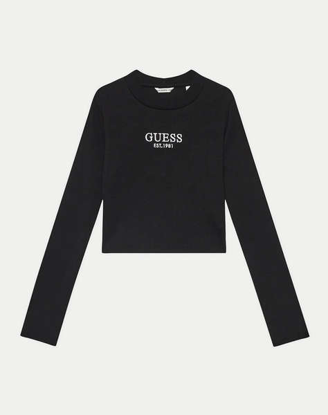 GUESS STRETCH RIB LS T-SHIRT БЛУЗА ЗА ДЕЦА GIRL