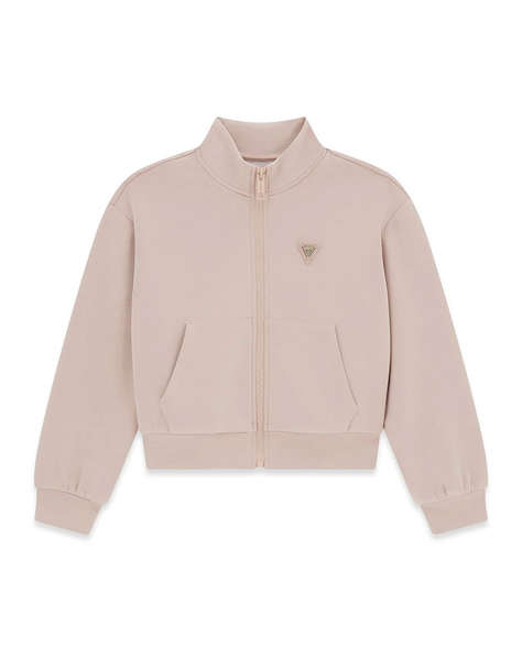 GUESS LS ACTIVE TOP W/ZIP_MINI ME СУИТШЪРТ ЗА ДЕЦА GIRL