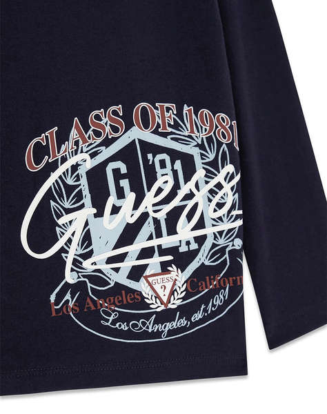 GUESS LS T-SHIRT_LOGO БЛУЗА ЗА ДЕЦА BOY
