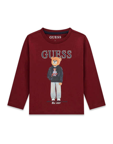 GUESS LS T-SHIRT БЛУЗА ЗА ДЕЦА BOY