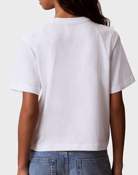 CALVIN KLEIN JEANS SS BOXY LEFT CHEST MONOLOGO TEE