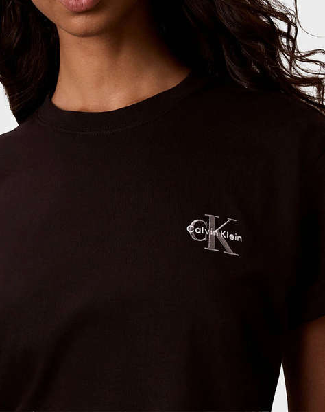 CALVIN KLEIN JEANS SS BOXY LEFT CHEST MONOLOGO TEE