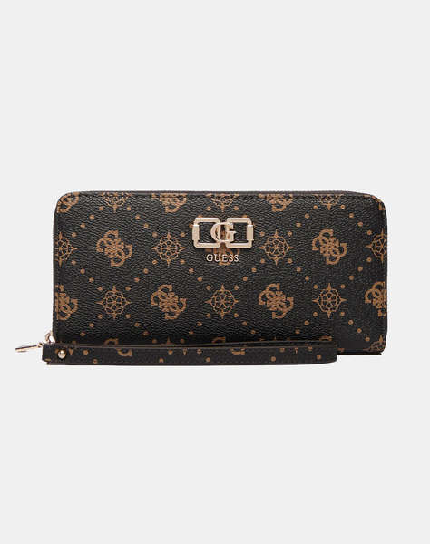GUESS EMELIE LOGO SLG LRG ZIP AROUND АКСЕСОАР ЗА ЖЕНИ