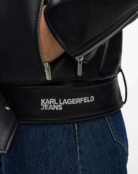KARL LAGERFELD JEANS KLJ MIXED MATERIAL JACKET