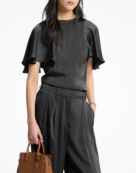 MICHAEL KORS CAPE SLEEVE TOP