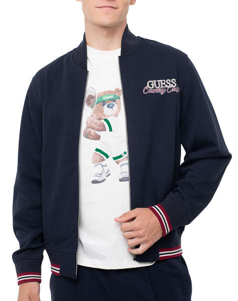 GUESS LS ZIPPER DETAILED SWEAT JACKE СУИТШЪРТ ЗА МЪЖЕ