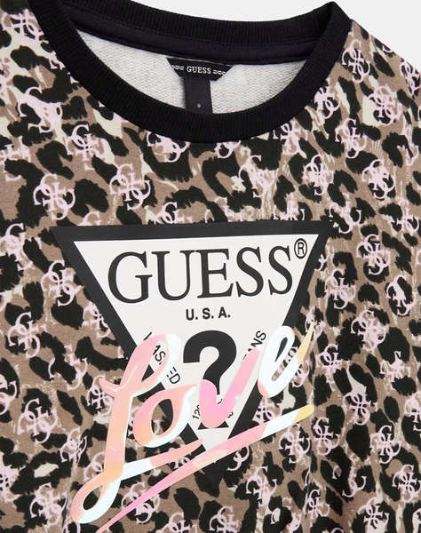GUESS MIDI OVERSIZE LS ACTIVE TOP СУИТШЪРТ ЗА ДЕЦА GIRL