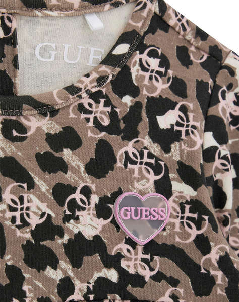 GUESS INTERLOCK LS DRESS BODYSUIT ГАЩЕРИЗОН ЗА ДЕЦА GIRL