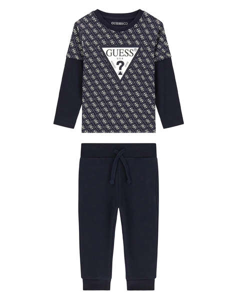 GUESS SET LS T-SHIRT+ACTIVE PANTS КОМПЛЕКТ ЗА ДЕЦА BOY