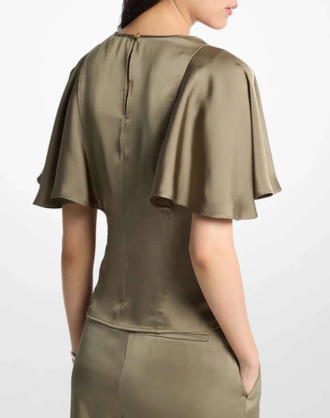 MICHAEL KORS CAPE SLEEVE TOP