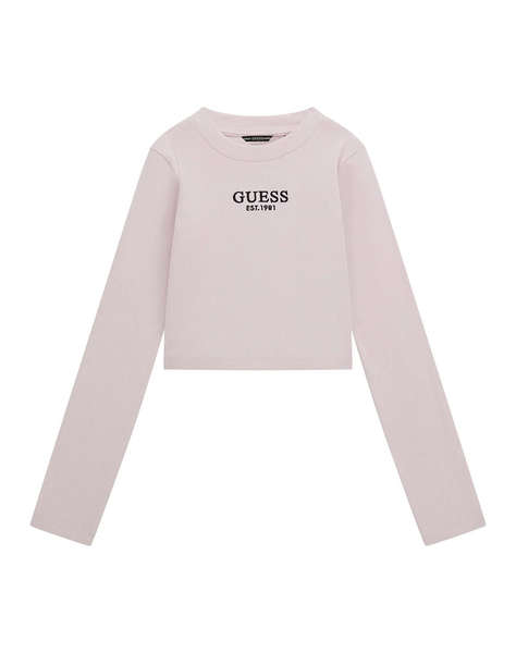 GUESS STRETCH RIB LS T-SHIRT БЛУЗА ЗА ДЕЦА GIRL