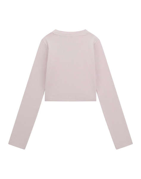 GUESS STRETCH RIB LS T-SHIRT БЛУЗА ЗА ДЕЦА GIRL