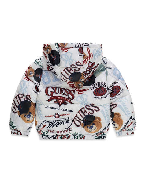 GUESS POLYESTER HOODED LS PUFFER JAC ЯКЕ ЗА ДЕЦА BOY