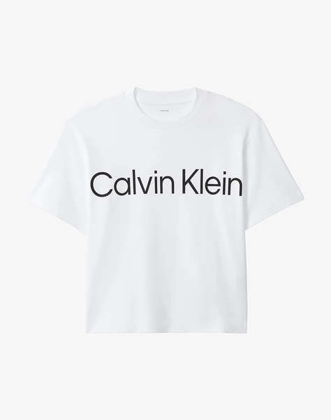 CALVIN KLEIN JEANS A-SS Boxy Logo Graphic Tee