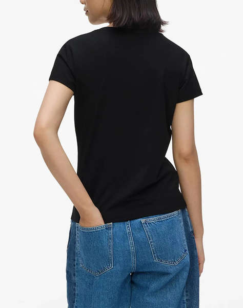 KARL LAGERFELD KLJ SLIM TEE FLOCKED FLORAL