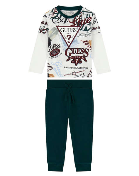 GUESS SET LS T-SHIRT+ACTIVE PANTS КОМПЛЕКТ ЗА ДЕЦА BOY