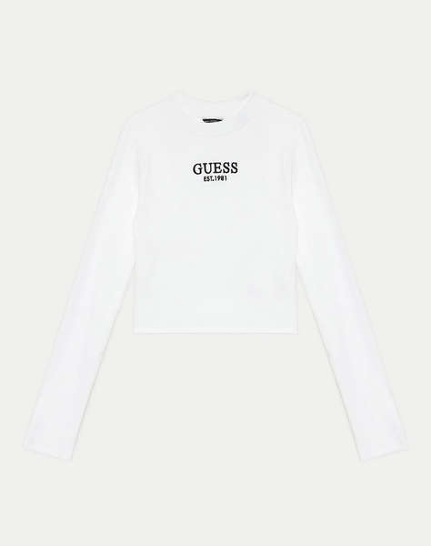 GUESS STRETCH RIB LS T-SHIRT БЛУЗА ЗА ДЕЦА GIRL