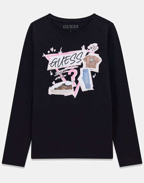 GUESS LS T-SHIRT БЛУЗА ЗА ДЕЦА GIRL