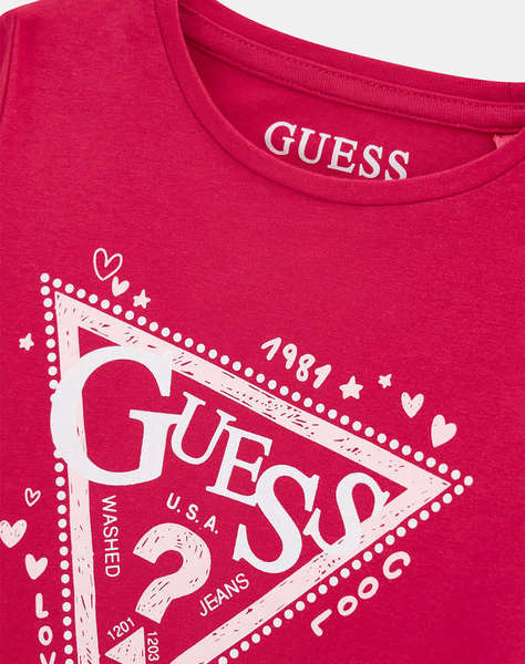 GUESS LS T-SHIRT_LOGO БЛУЗА ЗА ДЕЦА GIRL