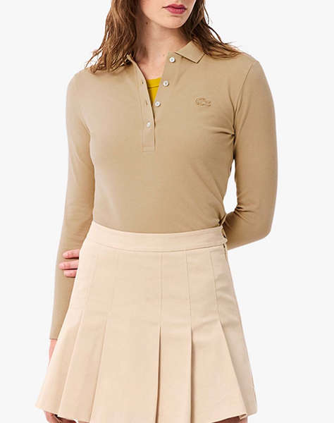 LACOSTE БЛУЗА С ДЪЛЪГ РЪКАВ LONG SLEEVED RIBBED COLLAR SHIRT