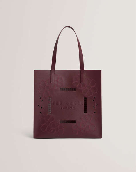 TED BAKER ROWCON Embroidery Floral Large Icon Bag