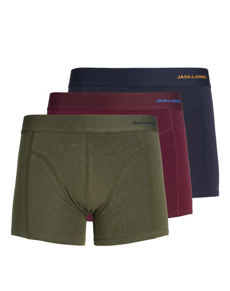 JACK&JONES JACCOMO SOLID BAMBOO TRUNKS 3 PACK SN