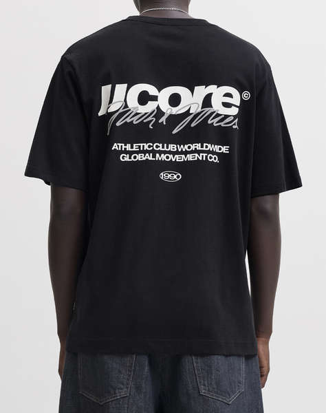 JACK&JONES JCOCLUB BACK SCRIPT TEE SS CREW NECK SN