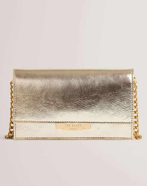 TED BAKER MAHIRIA Lock Detail Purse on a Chain