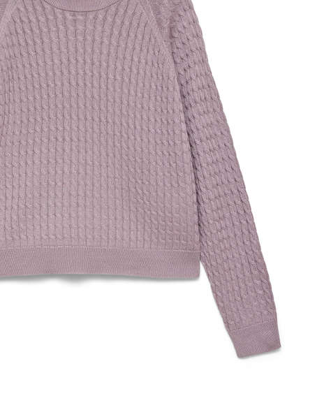 VERO MODA VMNEWLEX CABLE LS O-NECK RAGLAN PULL.