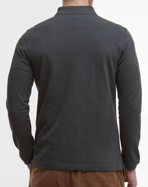 BARBOUR BARBOUR ESSENTIAL L/S TARTAN PIQUE POLO SHIRT
